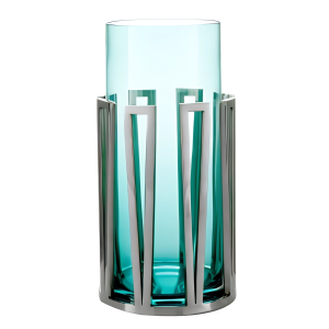 Zırhlı Vazo Turkuaz Yeşil 35 CM СТЕКЛЯННАЯ ДЕКОРОТИВНАЯ ВАЗА БИРЮЗОВО-ЗЕЛЕНЫЙ