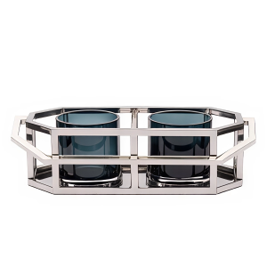 CAM MUMLUK 2 Lİ СТЕКЛЯННЫЙ ПОДСВЕЧНИК 2 шт