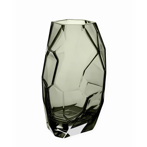 Jewel Vazo 25 CM СТЕКЛЯННАЯ ДЕКОРАТИВНАЯ ВАЗА СЕРЫЙ 25 CM JEWEL