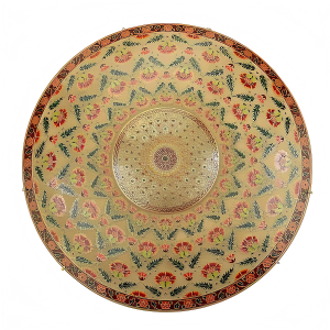 Destan Pano 43 CM ПАНО СТЕКЛЯННЫЙ С ЗОЛОТЫМИ УЗОРАМИ