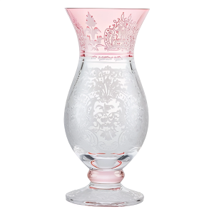 СТЕКЛЯННАЯ ДЕКОРАТИВНАЯ ВАЗА НА НОЖКЕ ROMANTIC