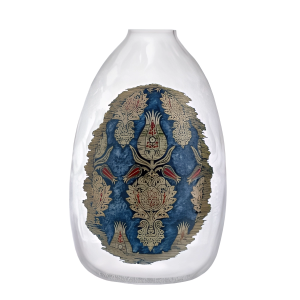 LALE DOKUMALI VAZO 50х32,5 CM СТЕКЛЯННАЯ ДЕКОРАТИВНАЯ ВАЗА