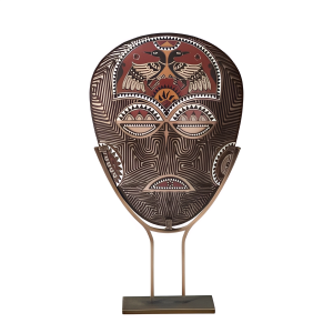 СТЕКЛЯННАЯ ДЕКОРАТИНАЯ МАСКА RITUEL MASK